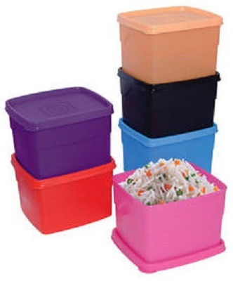 

Cello - 875 ml Plastic Grocery Container(Pack of 6, Multicolor)