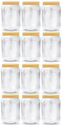 

Sunpet - 2 L Plastic Grocery Container(Pack of 12, Clear)