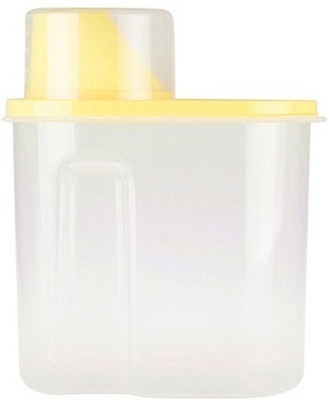 

Connectwide Plastic Food Grain Candy Storage Box Containers - 850 ml Plastic Grocery Container(Yellow, Clear), Clear;yellow