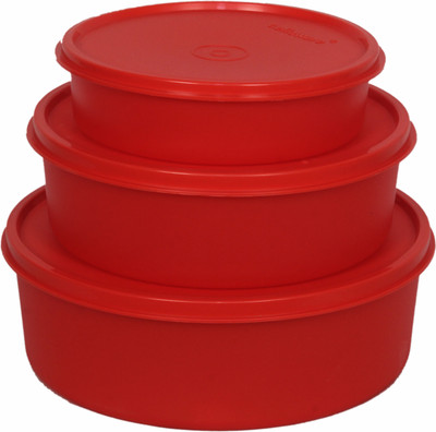 

Cello Max Fresh Universal - 2300 ml, 1500 ml, 650 ml Plastic Grocery Container(Pack of 3, Red)