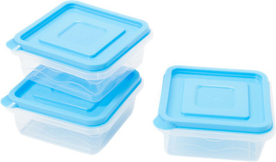 

EZ Life - 300 ml Plastic Grocery Container(Pack of 3, Multicolor)