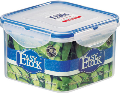 

Easy Lock Stackable 100% Airtight & Leakproof, Reusable, BPA Free, FDA Approved - 900 ml PP (Polypropylene) Grocery Container(Clear, Blue), Blue;clear