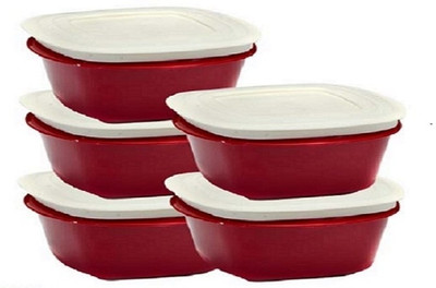 22% OFF on Cuttingedge VEGGIE FRESH - 1000 ml Polypropylene Grocery Container(Pack of 5, Red) 22% OFF on Cuttingedge VEGGIE FRESH - 1000 ml Polypropylene Grocery Container(Pack of 5, Red)