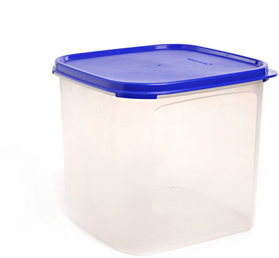 

Tupperware Mod Square 4 (Blue, 5.5L) - 5500 ml Plastic Grocery Container(Blue, Clear)