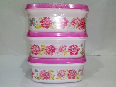 

Nayasa Easy DLX - 650 ml PP (Polypropylene) Grocery Container(Pack of 3, Pink, White)