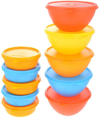 

Herware 104-14 - 4050 ml Plastic Grocery Container(Pack of 10, Multicolor)