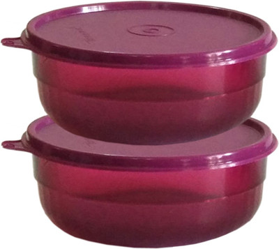

Tupperware - 400 ml Plastic Grocery Container(Pack of 2, Pink)