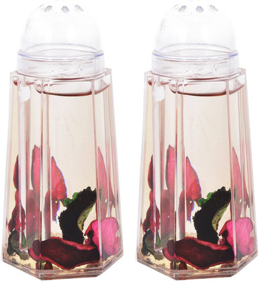 

Manoramaenterprises Good looking & useful Salt - 100 ml Plastic Pickle Container & Salt Pepper Container(Pack of 2, Multicolor)