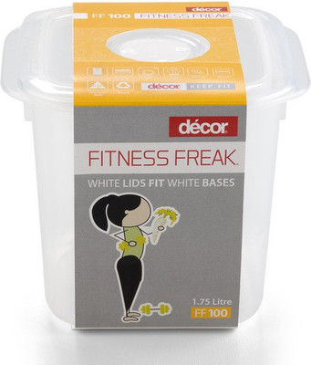 Decor - 1.75 L Plastic Grocery Container(Clear)