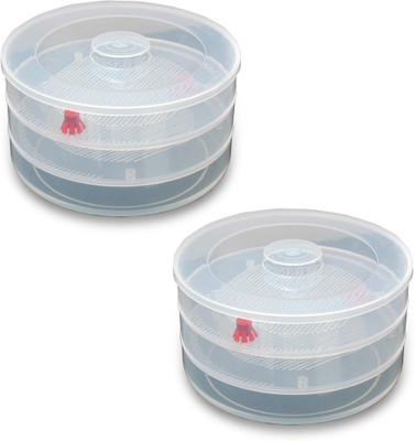 

VR Healthy premium sprout Maker - 1800 ml Plastic Grocery Container(Pack of 2, Clear)