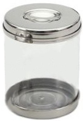 

JVL Air Tight canister - 625 ml Plastic, Steel Food Storage(Silver)