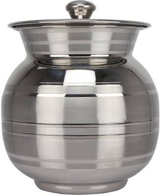 

Kaveri - 1000 ml Steel Grocery Container(Silver)