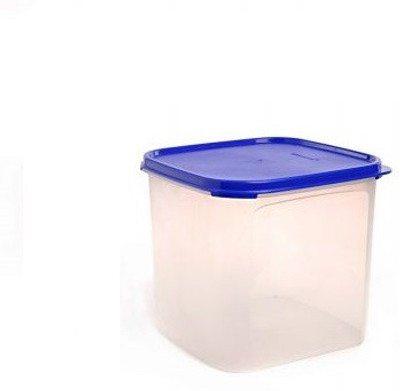 

Tupperware - 4 L Plastic Grocery Container(White, Blue), Blue;white
