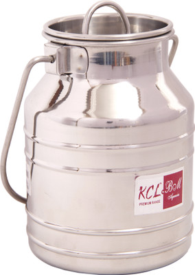 KCL Bingo Barni - 4 L Steel Grocery Container(Silver)