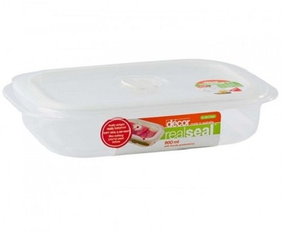 

Decor Realseal Oblong 900 ml - 900 ml Plastic Grocery Container(Clear)