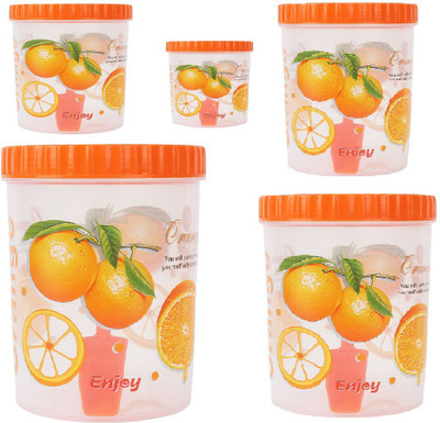 

Stylobby - 1200 ml, 2000 ml, 1500 ml, 500 ml, 250 ml Polypropylene Grocery Container(Pack of 5, Blue)