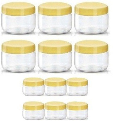 

Sunpet - 200 ml, 50 ml Plastic Grocery Container(Pack of 12, Clear)
