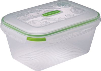 Snapware Airtight Seal - 1000 ml Plastic Grocery Container(Green, Clear)