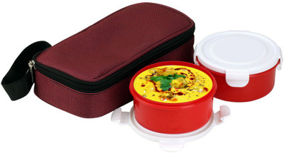 

Arihant Online Lance Tiffin pack 2 Containers Lunch Box(400 ml), Multicolor