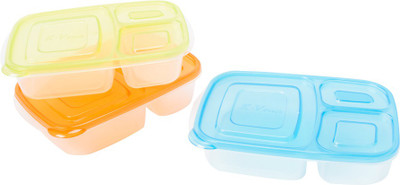 

EZ Life - 700 ml Plastic Grocery Container(Pack of 3, Multicolor)