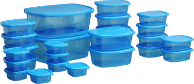 

Ratan Plasticware - 3250 ml, 280 ml, 850 ml, 100 ml, 480 ml Plastic Food Storage(Pack of 26, Blue)