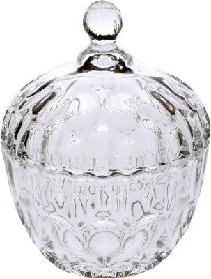 Somil Glass Cookie Jar  - 200 ml(Clear)