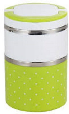 

Brandaxis SSLB - 020 - 930 ml Steel Grocery Container(Pack of 2, Multicolor)