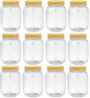 

Sunpet SPL500-12 - 500 ml Plastic Grocery Container(Pack of 12, Clear)