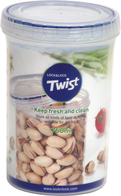 LOCK & LOCK Twist Container - 760 ml Plastic Grocery Container(Clear) LOCK & LOCK Twist Container - 760 ml Plastic Grocery Container(Clear)