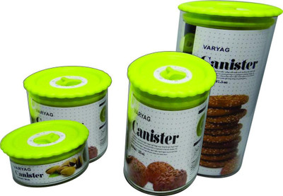 

LoveHome - 1350 ml Plastic Grocery Container(Pack of 4, Multicolor)