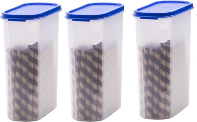 

Varmora - 2400 ml Plastic Grocery Container(Pack of 3, Blue)