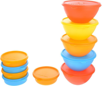 

Herware 104-15 - 6690 ml Plastic Grocery Container(Pack of 10, Multicolor)