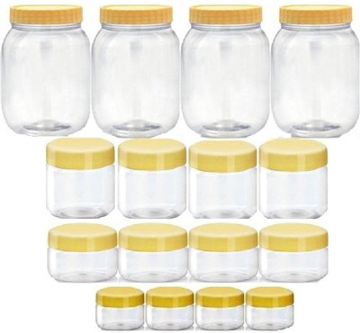 16% OFF on Sunpet 103720-16 - 30 ml, 50 ml, 100 ml, 750 ml Plastic Grocery Container(Pack of 16, Clear)