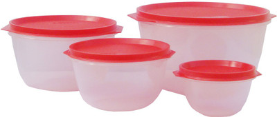 

Incrizma - 230 ml, 650 ml, 1100 ml, 2000 ml PP (Polypropylene) Grocery Container(Pack of 4, Red)