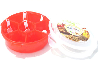 

Nayasa - 2000 ml Plastic Grocery Container(Red)