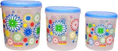

Ratan - 5000 ml, 7500 ml, 10000 ml Plastic Grocery Container(Pack of 3, Multicolor)