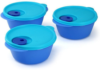 

Tupperware - 600 ml PP (Polypropylene) Grocery Container(Pack of 3, Blue)