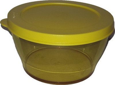 

Tupperware - 610 ml Plastic Grocery Container(Yellow)