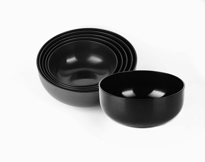 Sumeet Hard Anodised Tasra 9-14 Cookware Set(Aluminium, 6 - Piece), Black