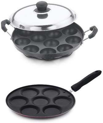 

Suruchi Cookware Set(Aluminium, 2 - Piece), Black