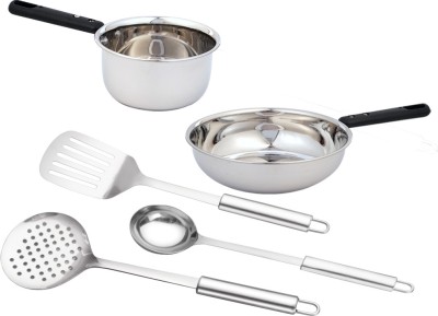 

Elegant Cookware Set(Stainless Steel, 5 - Piece)