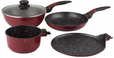 Wonderchef Click Amaze Cookware Set(Aluminium, 7 - Piece) available at flipkart for Rs.3449