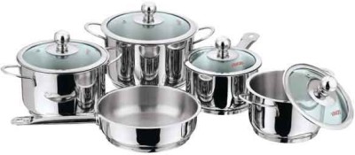 Vinod Tuscany Induction Bottom Cookware Set(Stainless Steel, 5 - Piece)