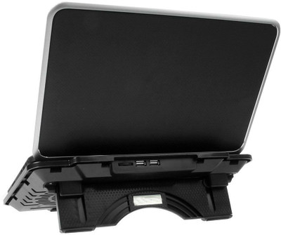 Shrih SH 02108 Multi Angle Stand Dual LED Dual Fan Cooling Pad