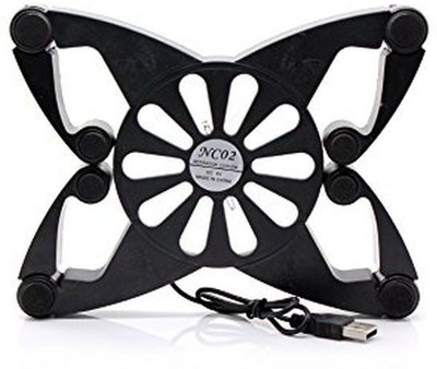 

Techbyte Cooling Pad Folding Butterfly Design Cooling Pad(Black)