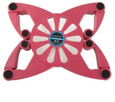 

Techbyte Cooling Pad Folding Butterfly Design Cooling Pad(Red)