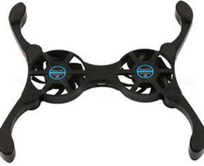 

TechGear Laptop Notebook Lipat Praktis Cooling Pad(Black)