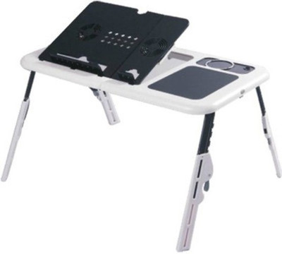 

Divinext Portable and Foldable E-Table With 2 Fans Cooling Pad(White, Black)
