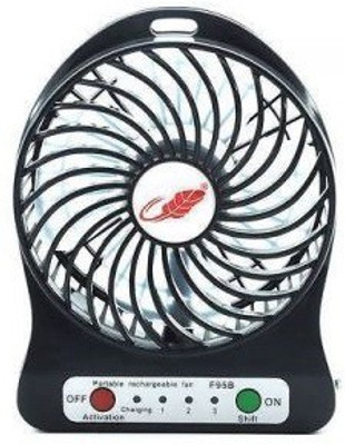 

TechGear Powered Mini Portable Usb Leaf Fan Cooling Pad(Black)