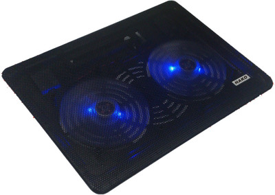 

Hako HK02A two Inbuilt Fan-Strom Cooling Pad(Black)